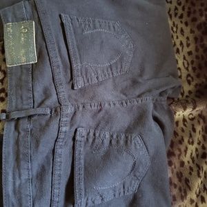 True Religion Black embellished jeans